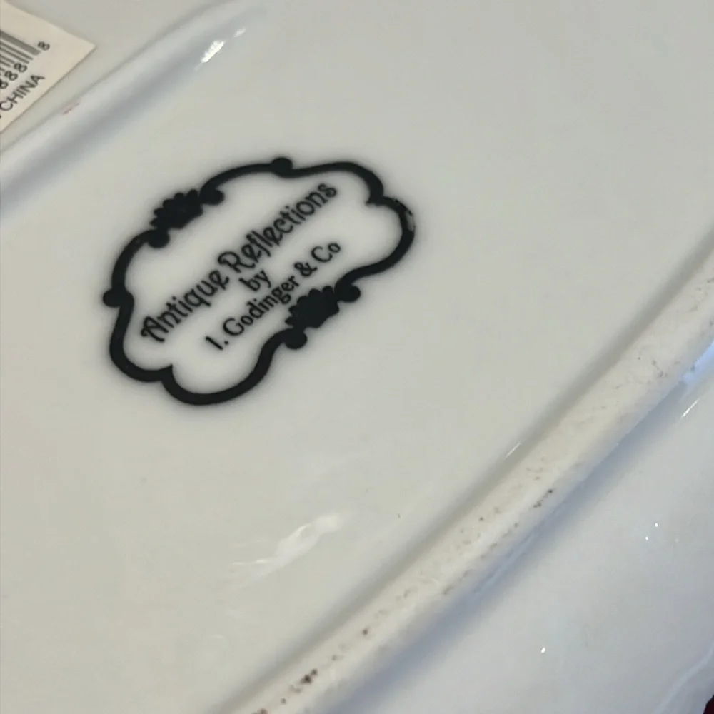 Inspired!  Vintage style reticulated serving platter